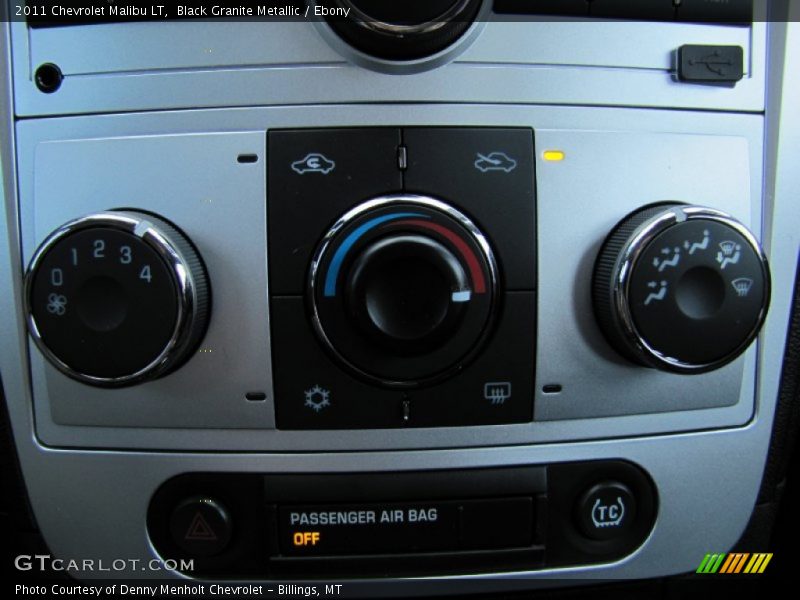 Black Granite Metallic / Ebony 2011 Chevrolet Malibu LT
