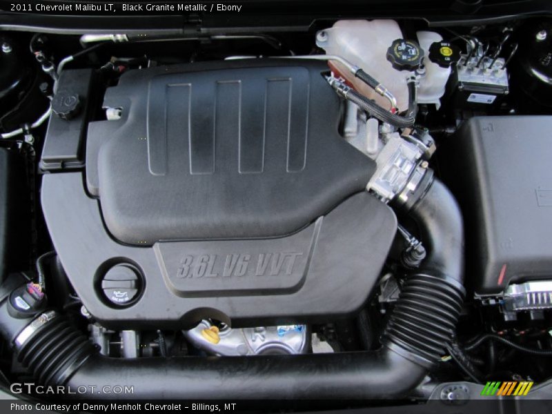 Black Granite Metallic / Ebony 2011 Chevrolet Malibu LT