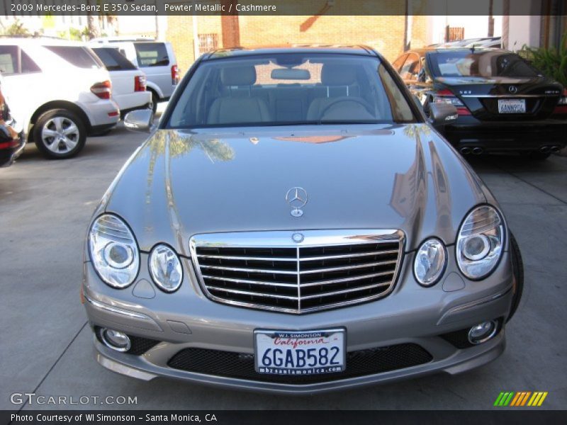 Pewter Metallic / Cashmere 2009 Mercedes-Benz E 350 Sedan