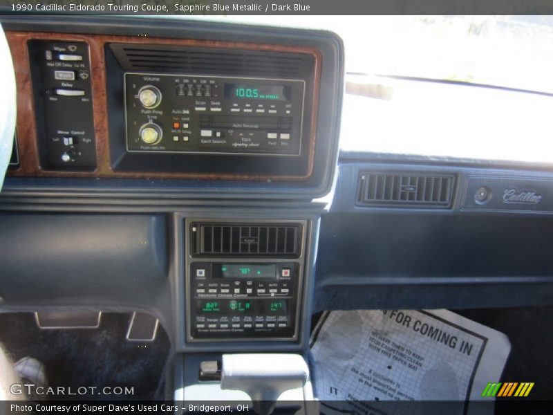 Controls of 1990 Eldorado Touring Coupe