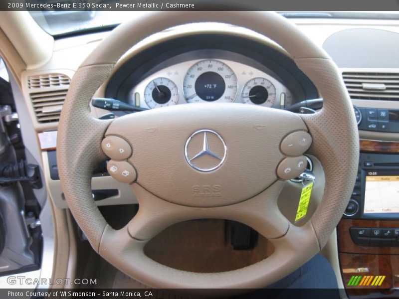 Pewter Metallic / Cashmere 2009 Mercedes-Benz E 350 Sedan