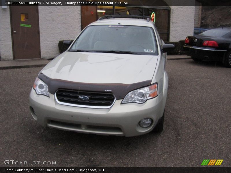 Champagne Gold Opalescent / Taupe 2006 Subaru Outback 2.5i Wagon