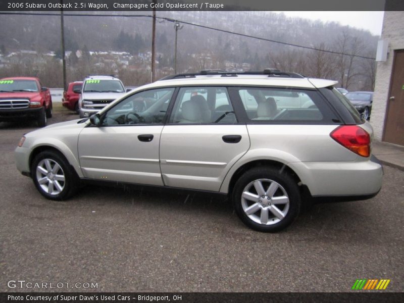 Champagne Gold Opalescent / Taupe 2006 Subaru Outback 2.5i Wagon