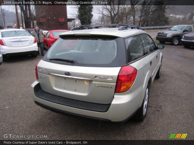 Champagne Gold Opalescent / Taupe 2006 Subaru Outback 2.5i Wagon