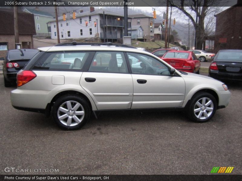 Champagne Gold Opalescent / Taupe 2006 Subaru Outback 2.5i Wagon