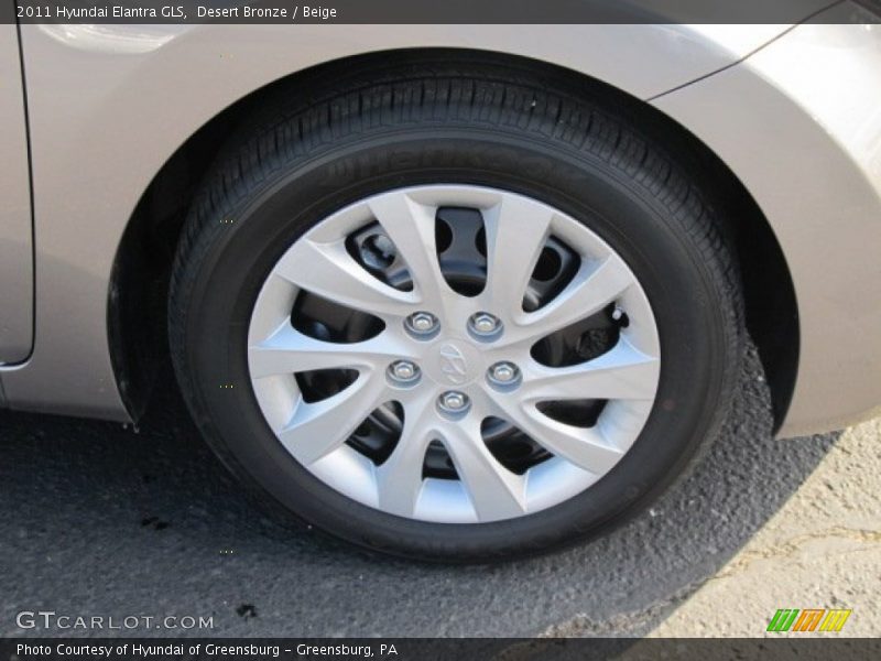 Desert Bronze / Beige 2011 Hyundai Elantra GLS