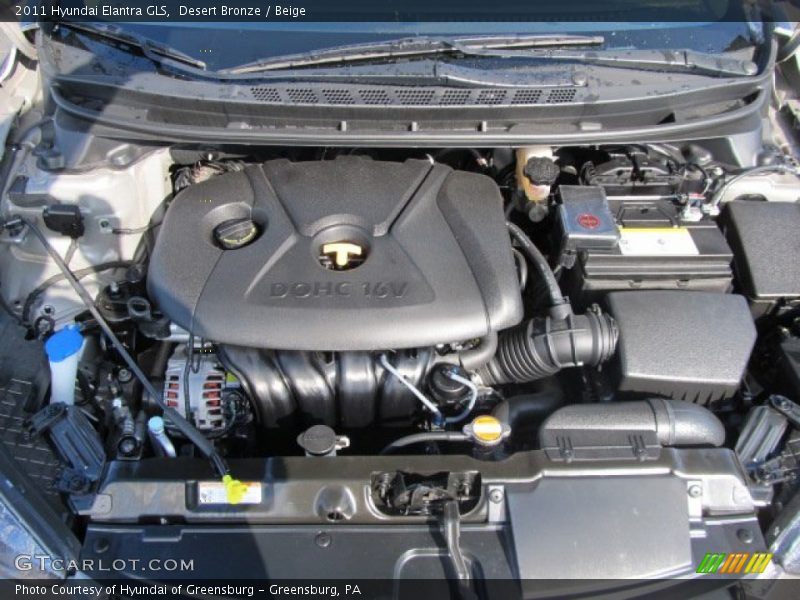  2011 Elantra GLS Engine - 1.8 Liter DOHC 16-Valve D-CVVT 4 Cylinder