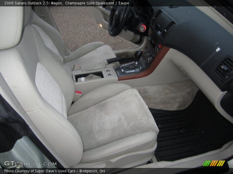 Champagne Gold Opalescent / Taupe 2006 Subaru Outback 2.5i Wagon