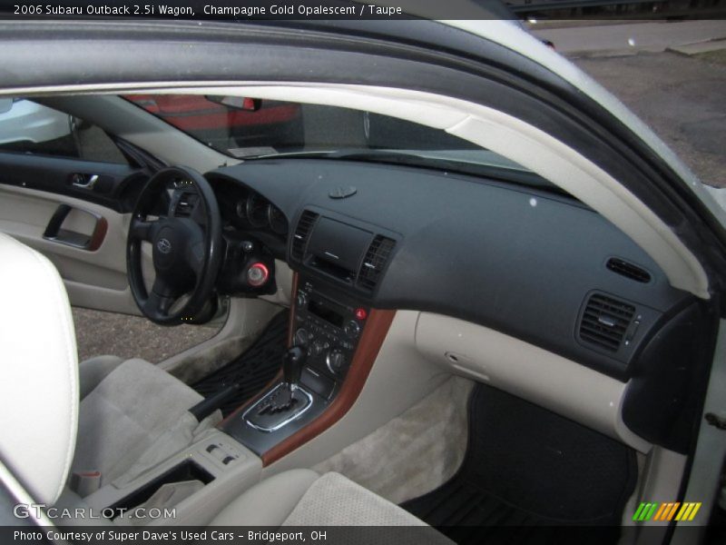 Champagne Gold Opalescent / Taupe 2006 Subaru Outback 2.5i Wagon