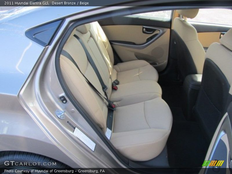Desert Bronze / Beige 2011 Hyundai Elantra GLS