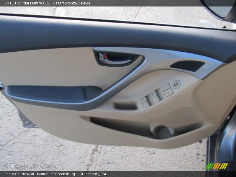 Desert Bronze / Beige 2011 Hyundai Elantra GLS