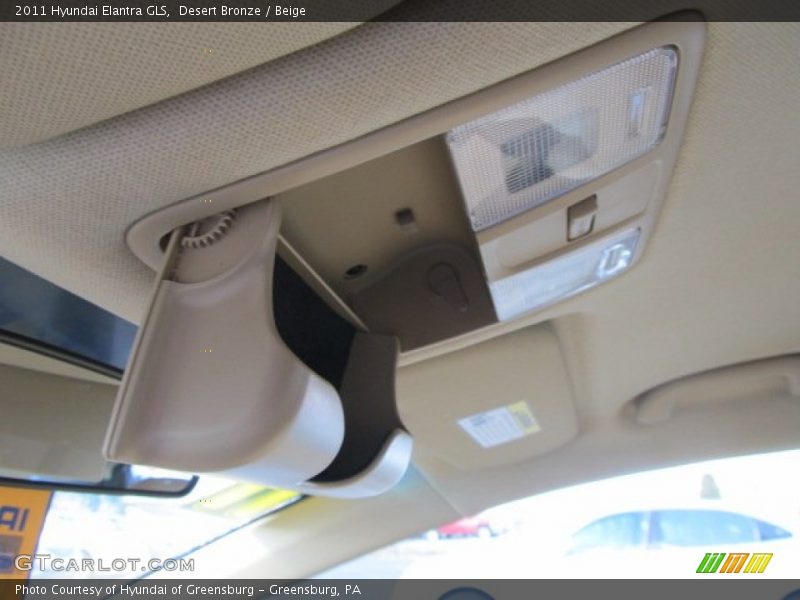 Desert Bronze / Beige 2011 Hyundai Elantra GLS