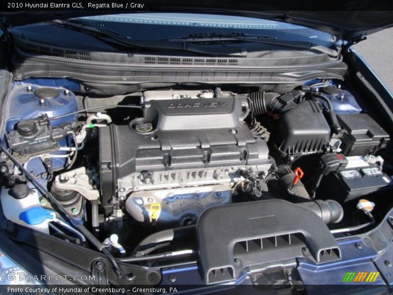 Regatta Blue / Gray 2010 Hyundai Elantra GLS