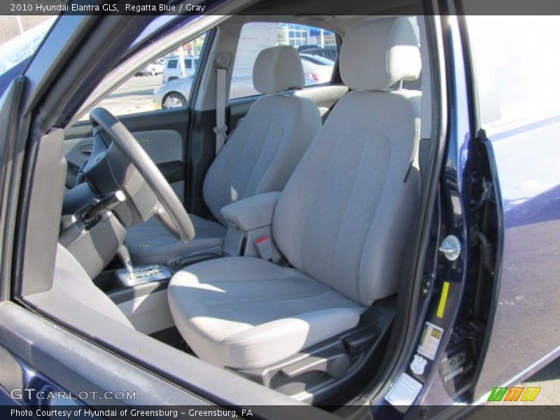 Regatta Blue / Gray 2010 Hyundai Elantra GLS