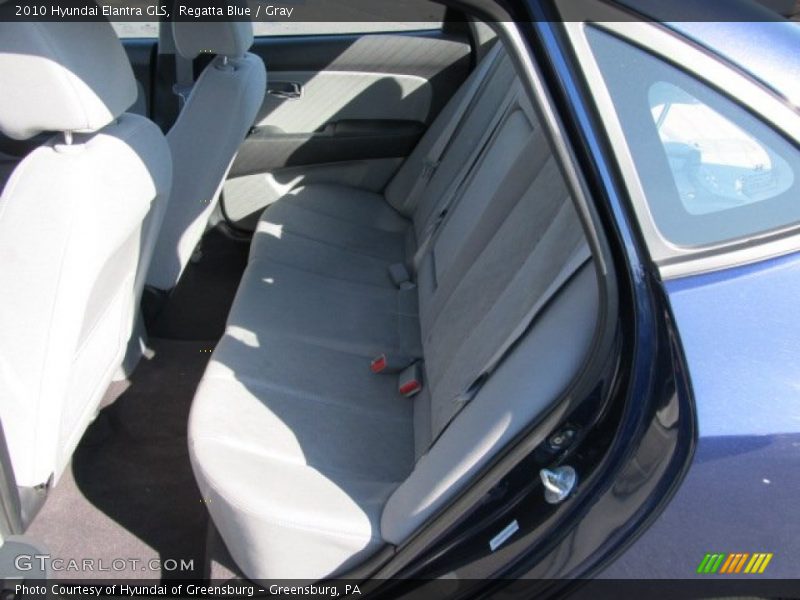 Regatta Blue / Gray 2010 Hyundai Elantra GLS