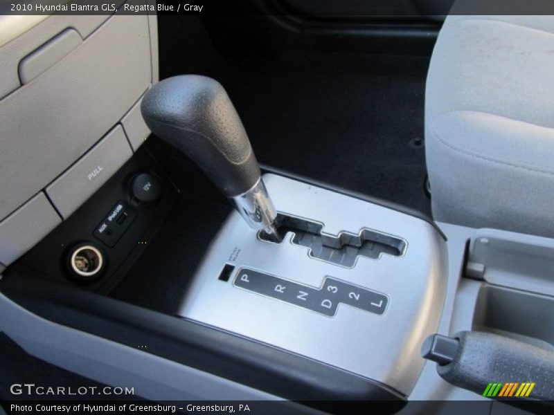Regatta Blue / Gray 2010 Hyundai Elantra GLS