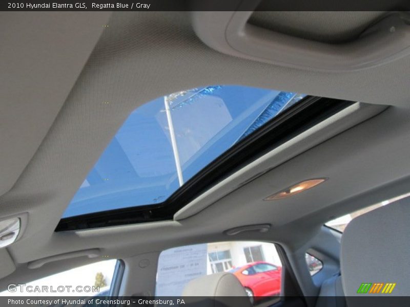 Regatta Blue / Gray 2010 Hyundai Elantra GLS
