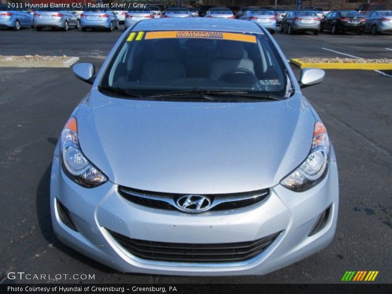Radiant Silver / Gray 2011 Hyundai Elantra GLS