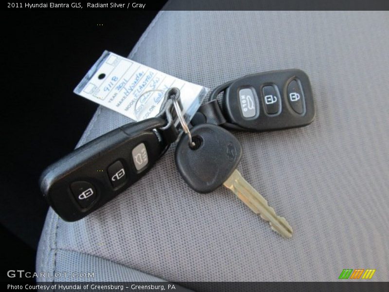Keys of 2011 Elantra GLS
