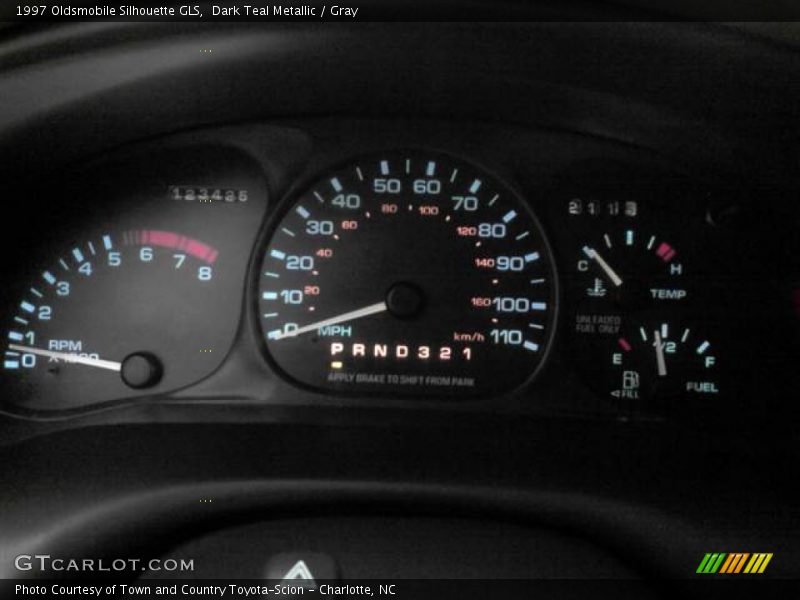 Dark Teal Metallic / Gray 1997 Oldsmobile Silhouette GLS