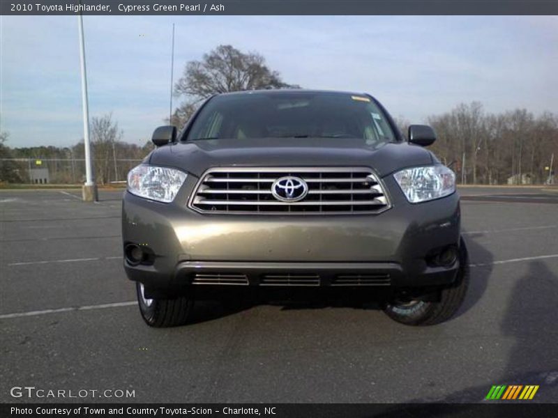 Cypress Green Pearl / Ash 2010 Toyota Highlander