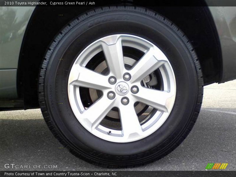 Cypress Green Pearl / Ash 2010 Toyota Highlander