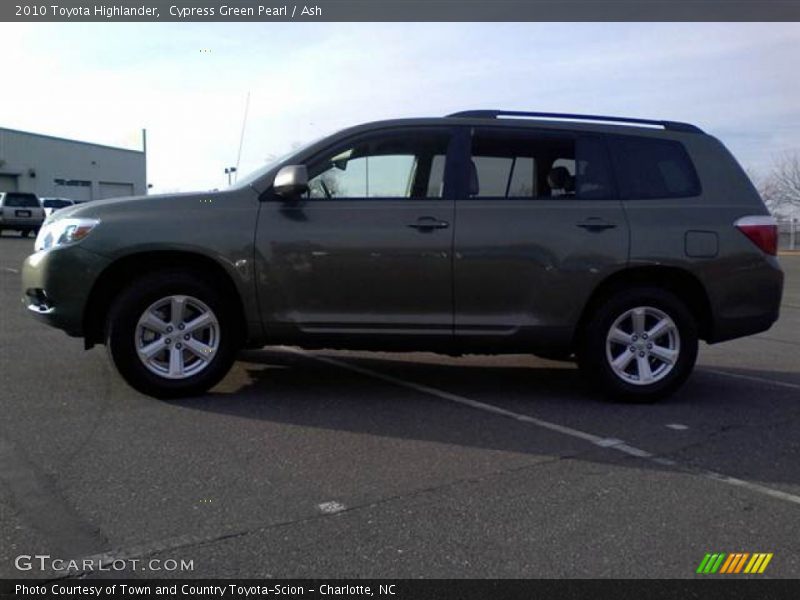 Cypress Green Pearl / Ash 2010 Toyota Highlander