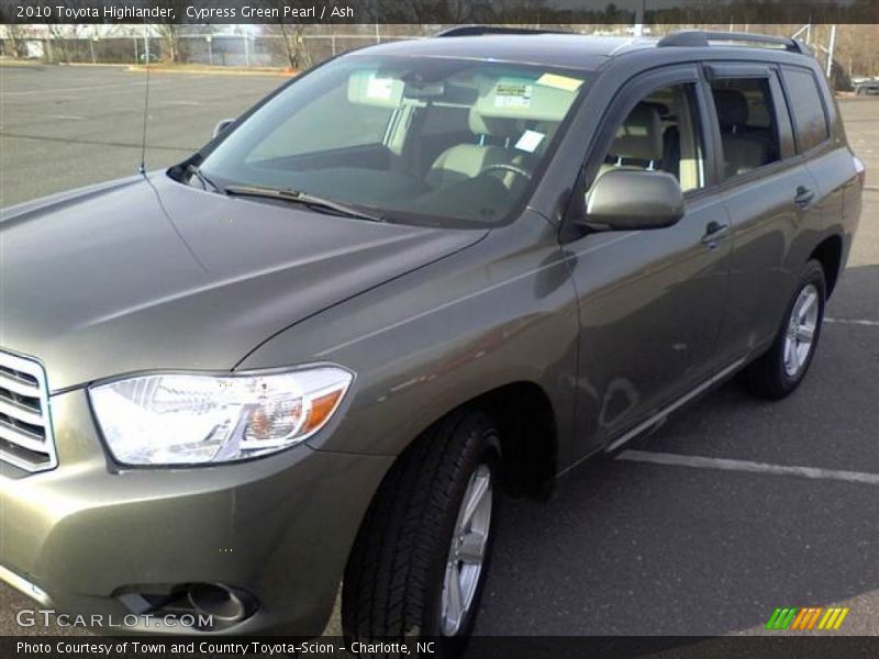Cypress Green Pearl / Ash 2010 Toyota Highlander