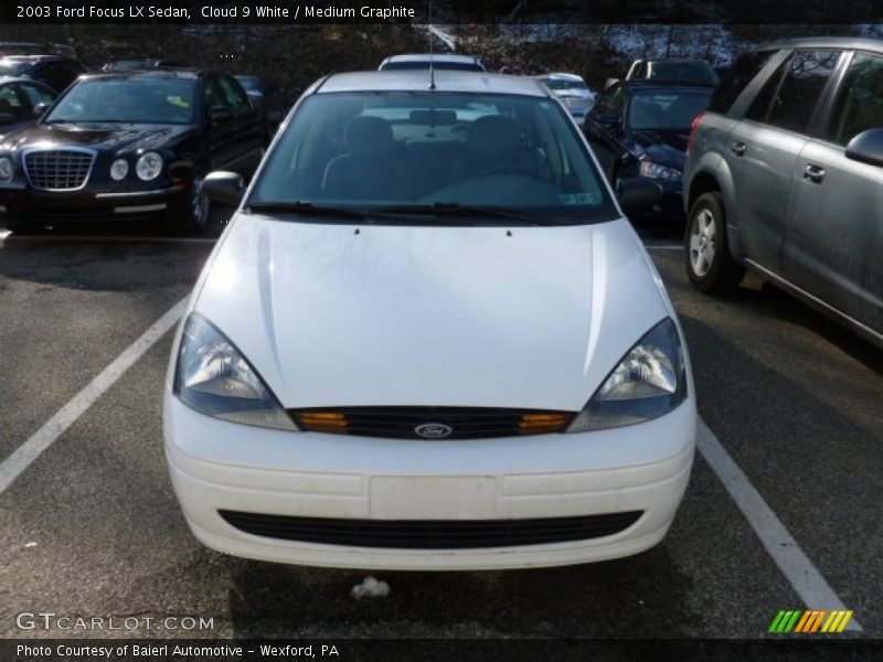 Cloud 9 White / Medium Graphite 2003 Ford Focus LX Sedan
