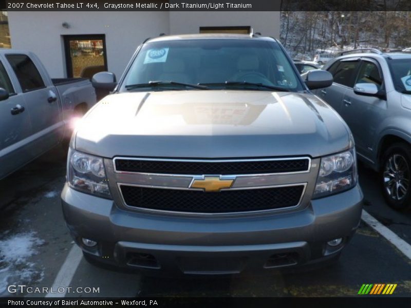 Graystone Metallic / Dark Titanium/Light Titanium 2007 Chevrolet Tahoe LT 4x4