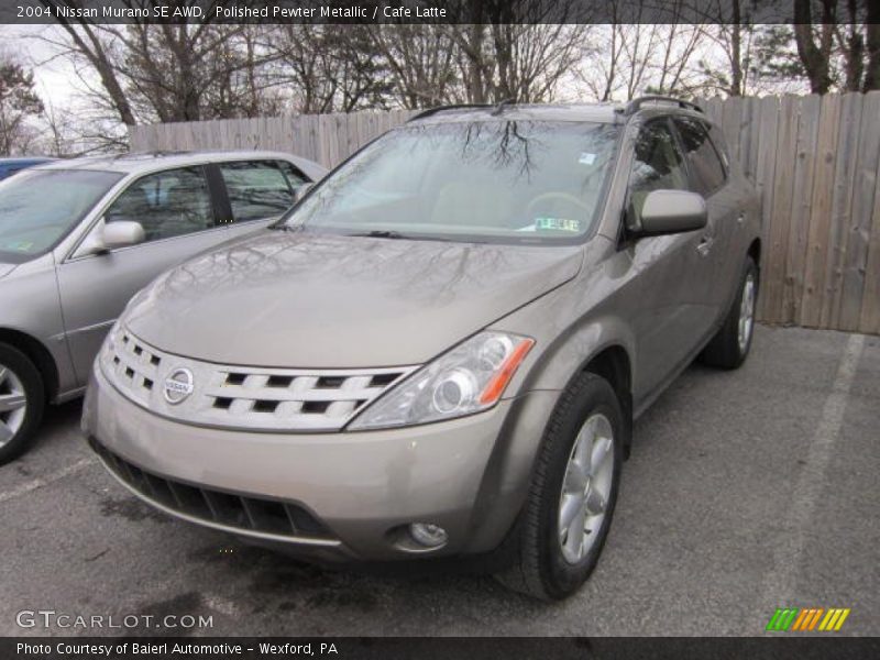 Polished Pewter Metallic / Cafe Latte 2004 Nissan Murano SE AWD