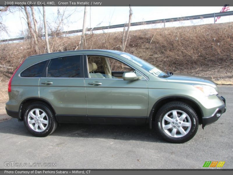 Green Tea Metallic / Ivory 2008 Honda CR-V EX-L 4WD