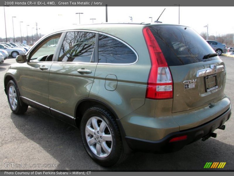 Green Tea Metallic / Ivory 2008 Honda CR-V EX-L 4WD