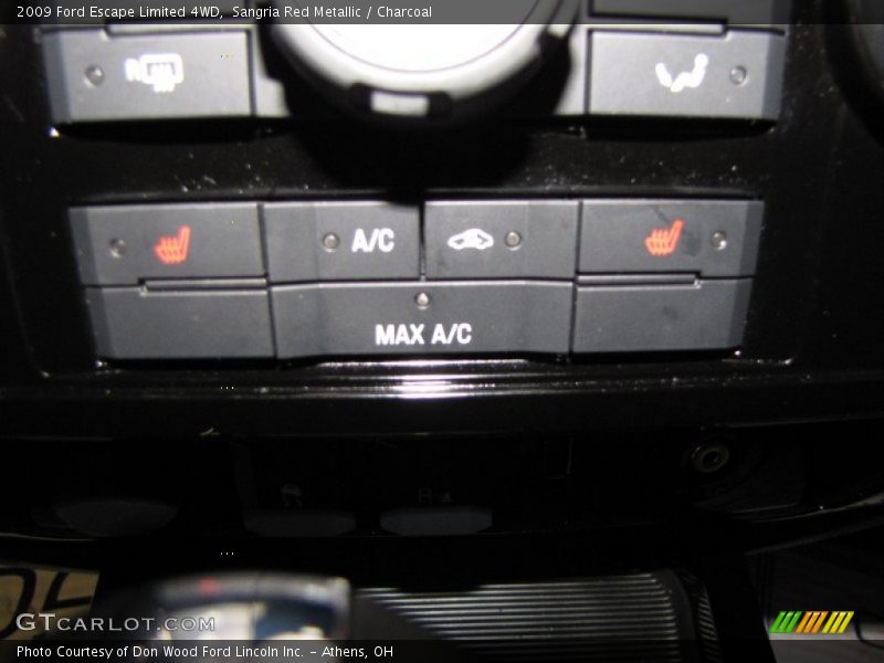 Sangria Red Metallic / Charcoal 2009 Ford Escape Limited 4WD