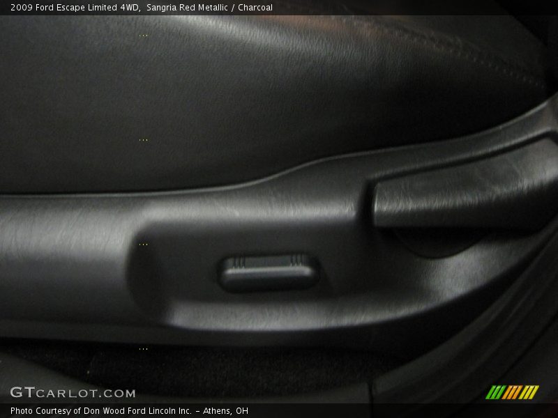 Sangria Red Metallic / Charcoal 2009 Ford Escape Limited 4WD