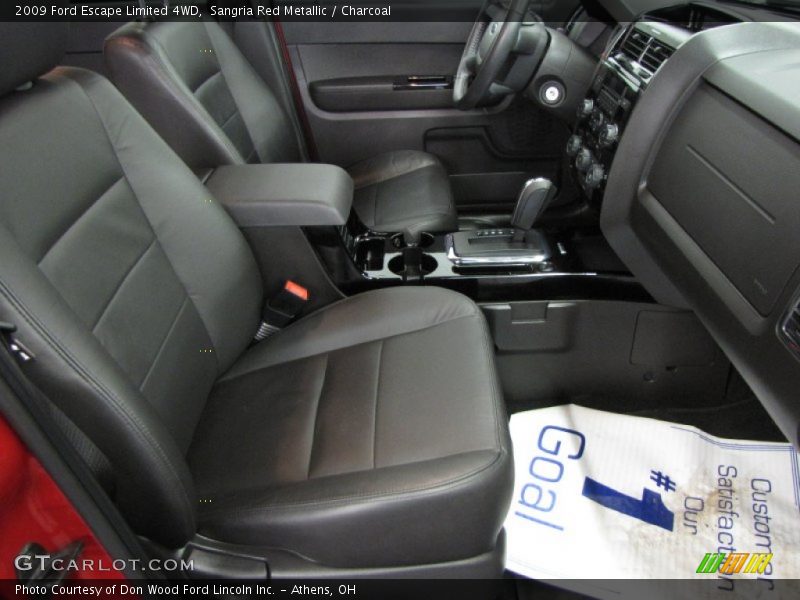 Sangria Red Metallic / Charcoal 2009 Ford Escape Limited 4WD