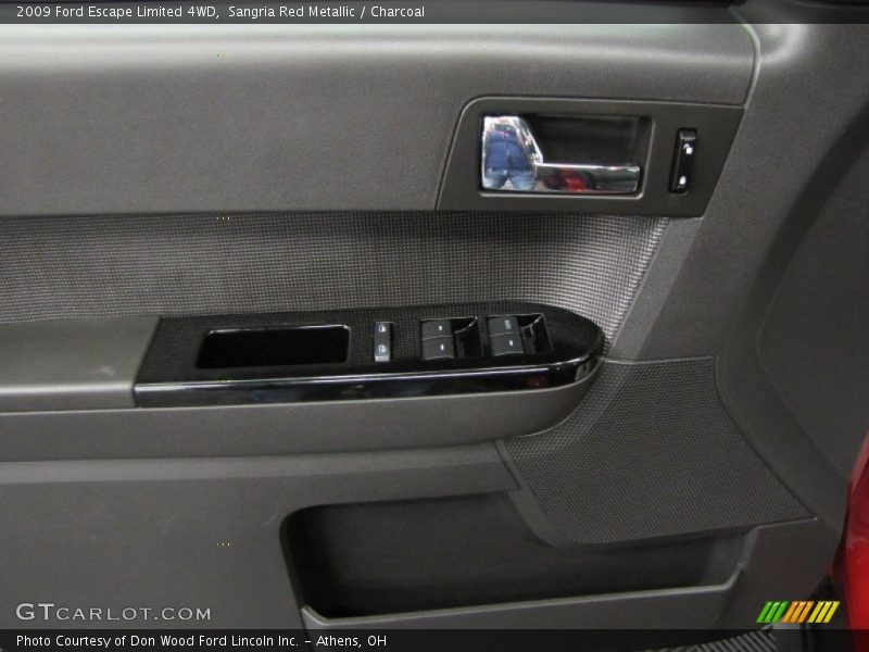 Sangria Red Metallic / Charcoal 2009 Ford Escape Limited 4WD
