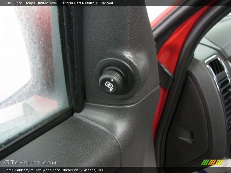 Sangria Red Metallic / Charcoal 2009 Ford Escape Limited 4WD