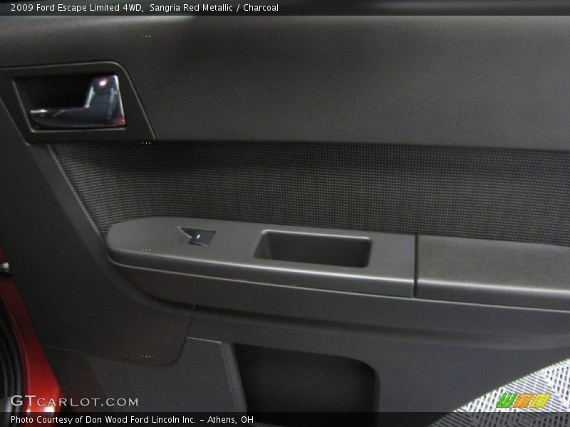 Sangria Red Metallic / Charcoal 2009 Ford Escape Limited 4WD