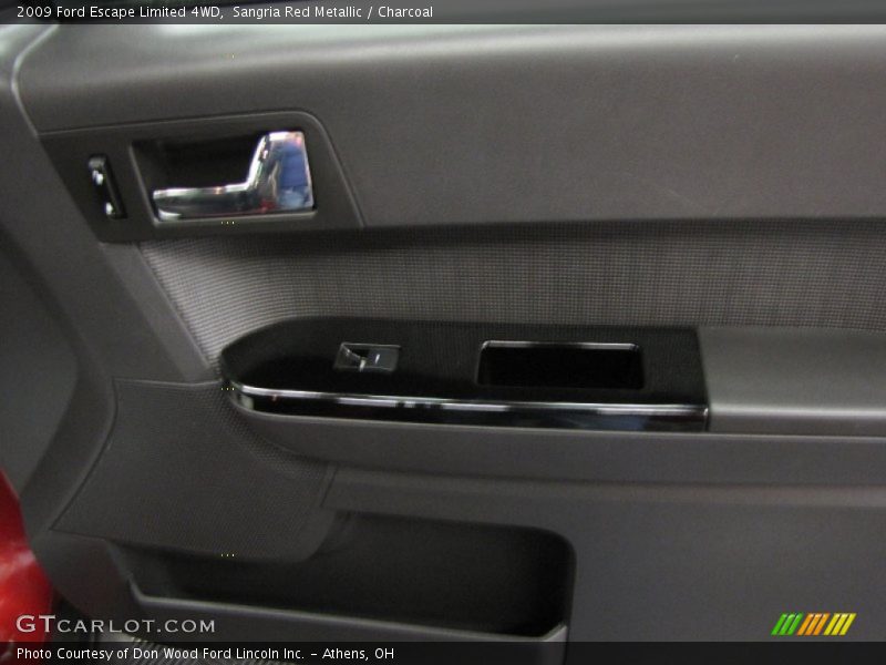Sangria Red Metallic / Charcoal 2009 Ford Escape Limited 4WD