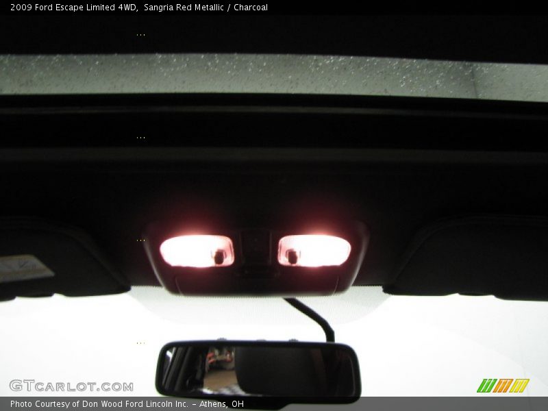 Sangria Red Metallic / Charcoal 2009 Ford Escape Limited 4WD