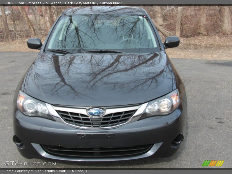 Dark Gray Metallic / Carbon Black 2009 Subaru Impreza 2.5i Wagon