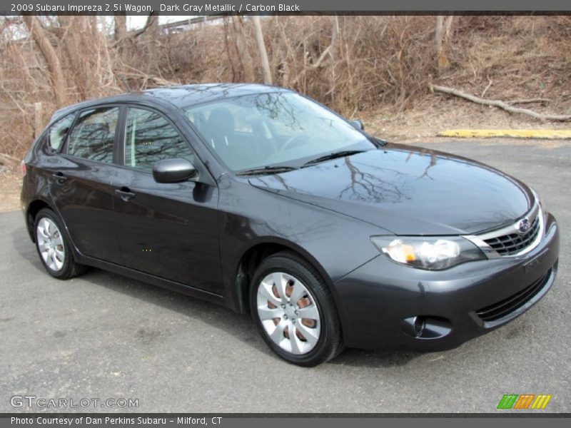 Dark Gray Metallic / Carbon Black 2009 Subaru Impreza 2.5i Wagon