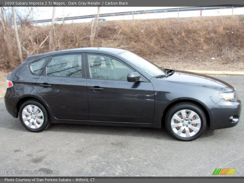 Dark Gray Metallic / Carbon Black 2009 Subaru Impreza 2.5i Wagon