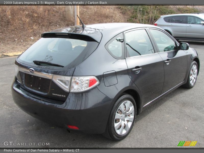 Dark Gray Metallic / Carbon Black 2009 Subaru Impreza 2.5i Wagon