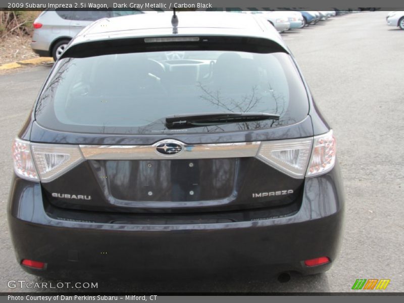 Dark Gray Metallic / Carbon Black 2009 Subaru Impreza 2.5i Wagon