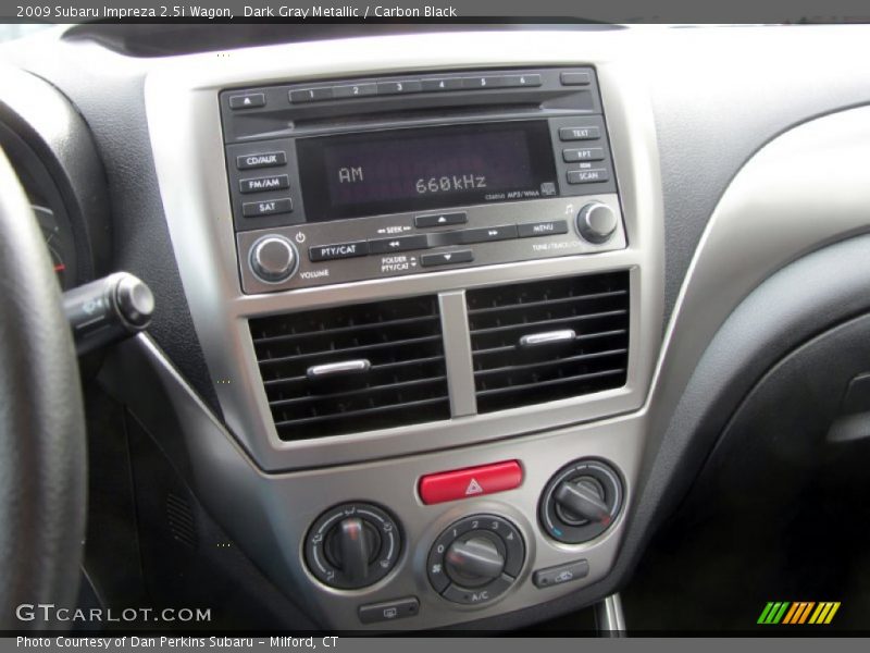 Dark Gray Metallic / Carbon Black 2009 Subaru Impreza 2.5i Wagon