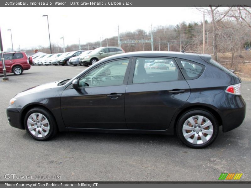 Dark Gray Metallic / Carbon Black 2009 Subaru Impreza 2.5i Wagon