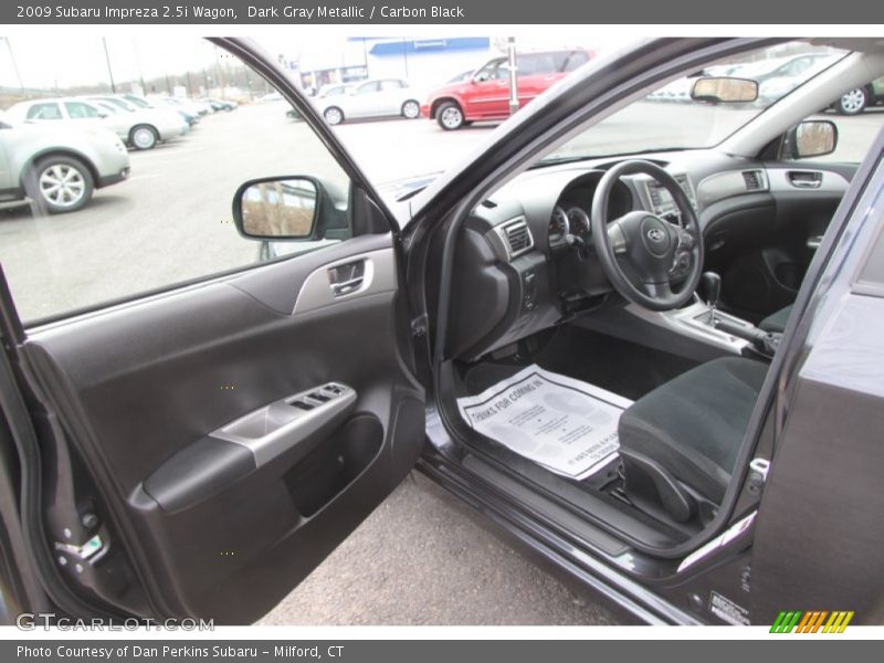 Dark Gray Metallic / Carbon Black 2009 Subaru Impreza 2.5i Wagon