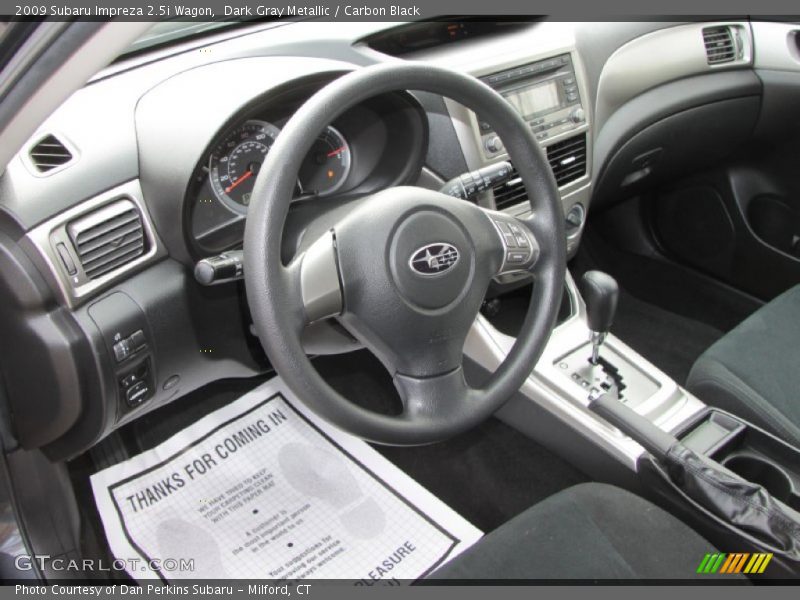 Dark Gray Metallic / Carbon Black 2009 Subaru Impreza 2.5i Wagon